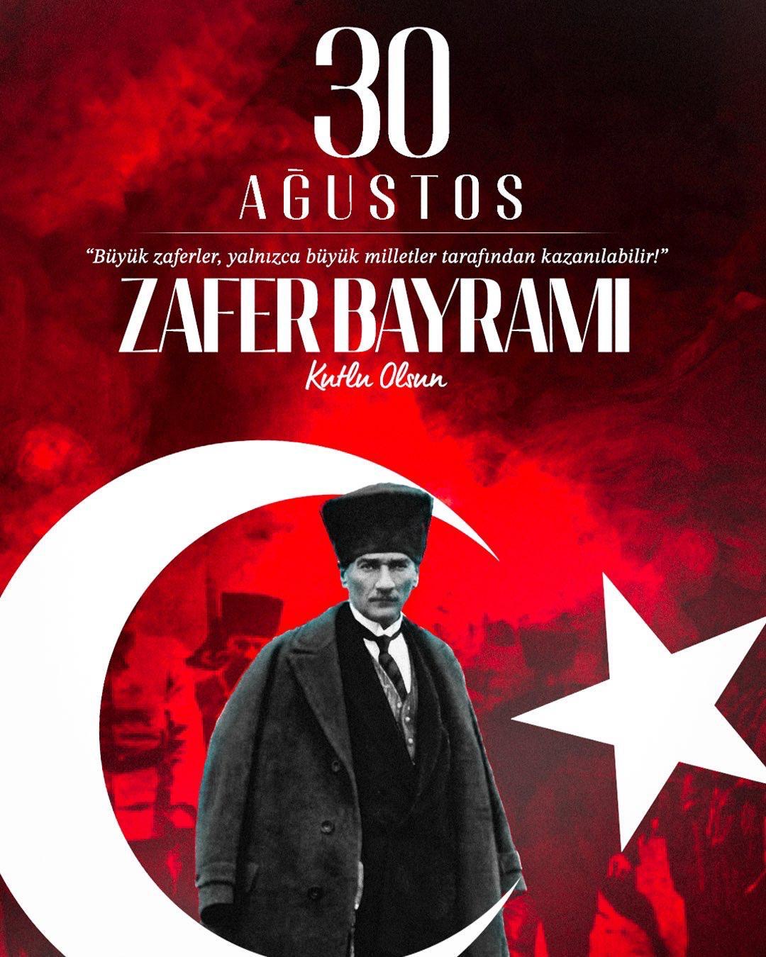 Kaymakam Abdullah Cemil CAN’ın "30 Ağustos Zafer Bayramı" Mesajı